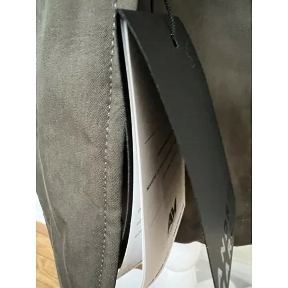 ANDREW MARC Reversible Hooded Parka In Olive Size Medium Women Long